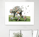 Dog Fights OCC by HR-FM on GIANT ART - white contemporary