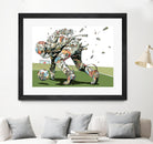 Dog Fights OCC by HR-FM on GIANT ART - white contemporary