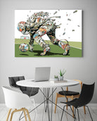 Dog Fights OCC by HR-FM on GIANT ART - white contemporary