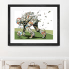 Dog Fights OCC by HR-FM on GIANT ART - white contemporary