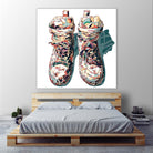 Sneaker by HR-FM on GIANT ART - blue contemporary