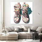 Sneaker by HR-FM on GIANT ART - blue contemporary