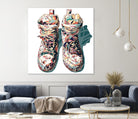 Sneaker by HR-FM on GIANT ART - blue contemporary