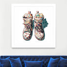Sneaker by HR-FM on GIANT ART - blue contemporary