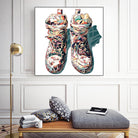 Sneaker by HR-FM on GIANT ART - blue contemporary