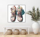 Sneaker by HR-FM on GIANT ART - blue contemporary