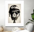 Office Warfare by Hidden Moves on GIANT ART - yellow contemporary