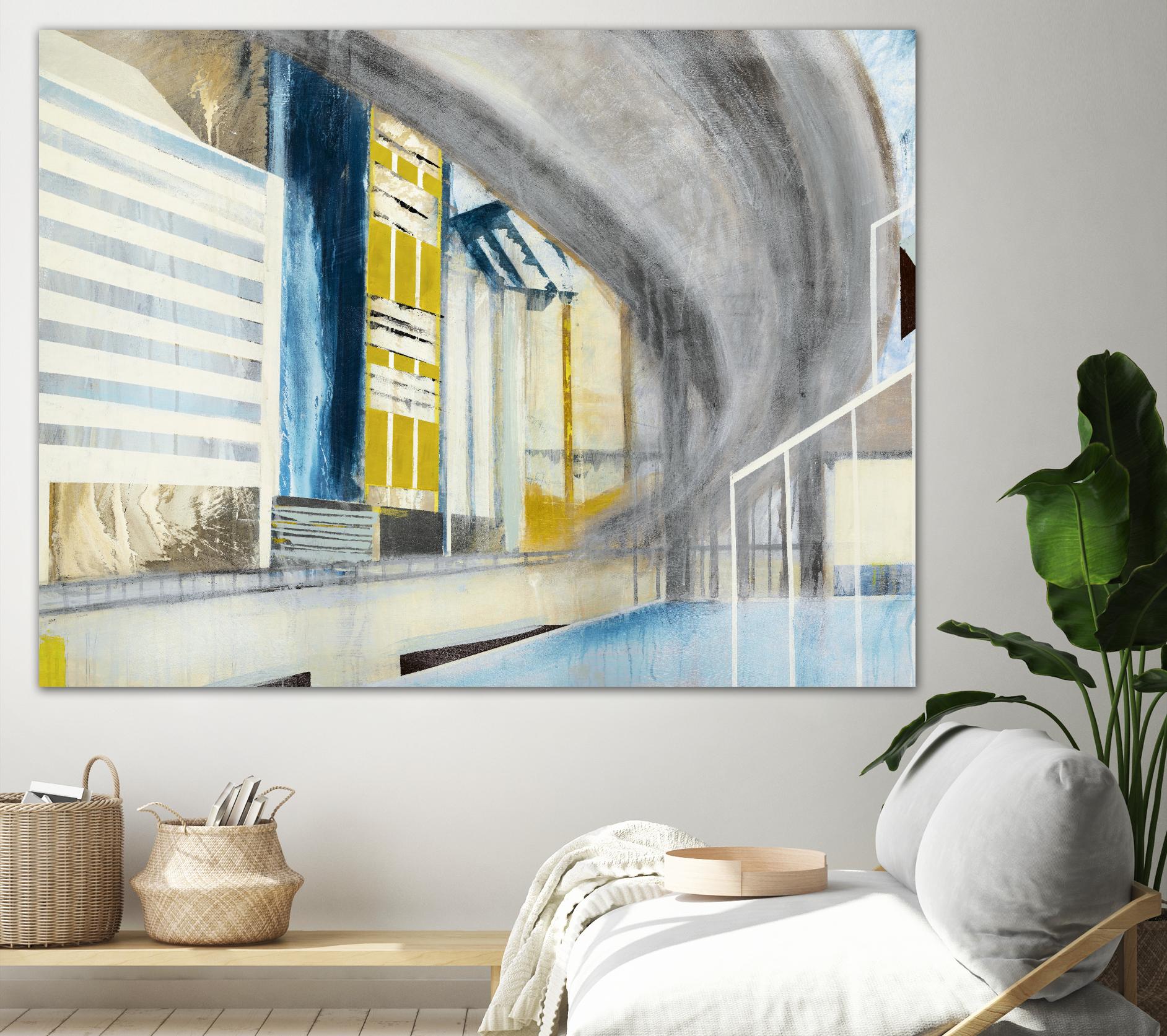 Overpass 2 by Kyle Goderwis on GIANT ART - grey city scene