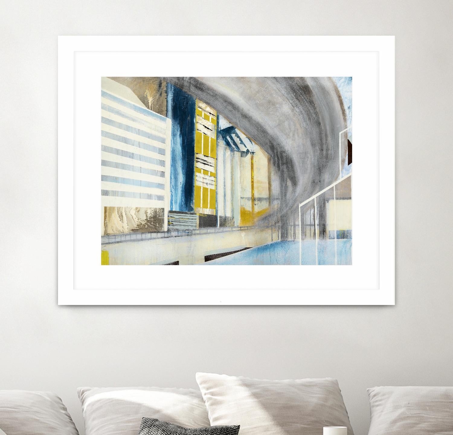 Overpass 2 by Kyle Goderwis on GIANT ART - grey city scene