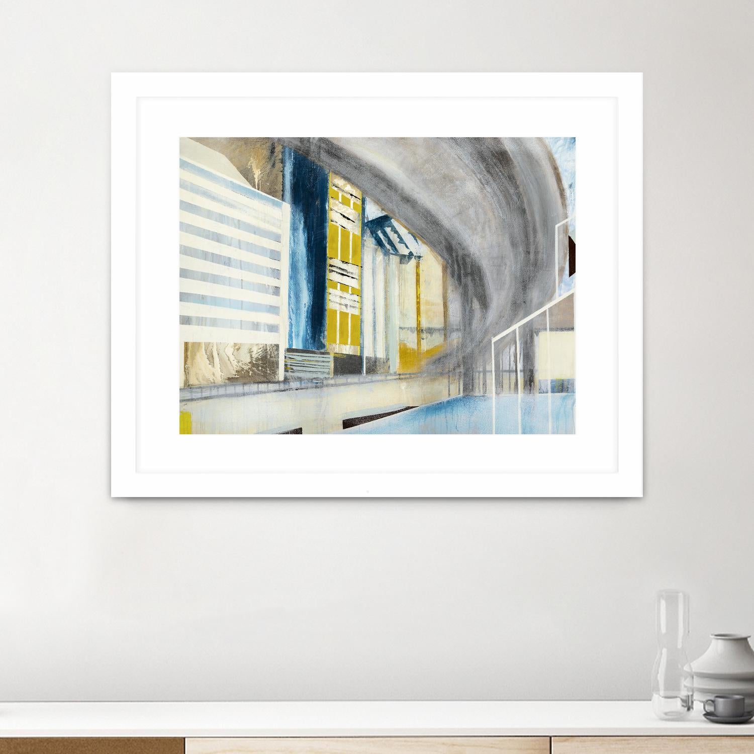 Overpass 2 by Kyle Goderwis on GIANT ART - grey city scene