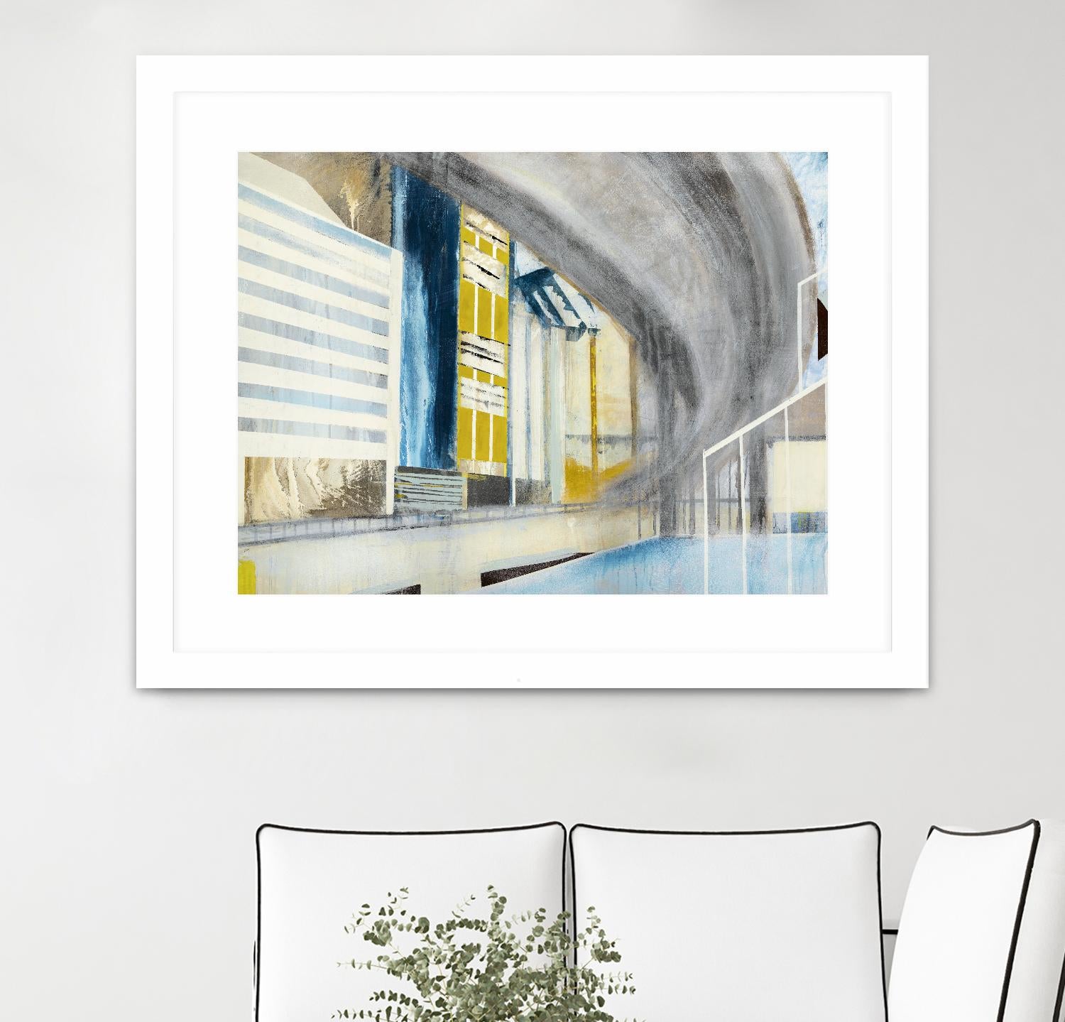 Overpass 2 by Kyle Goderwis on GIANT ART - grey city scene