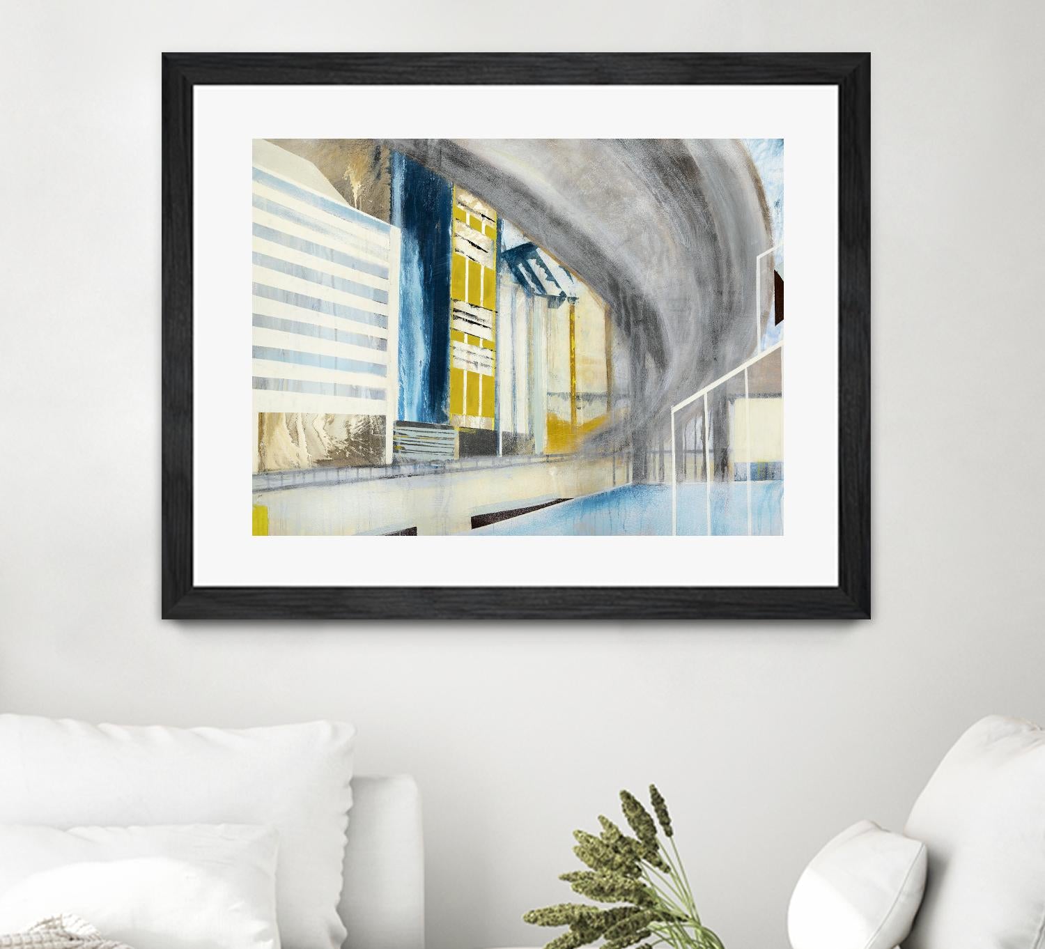 Overpass 2 by Kyle Goderwis on GIANT ART - grey city scene