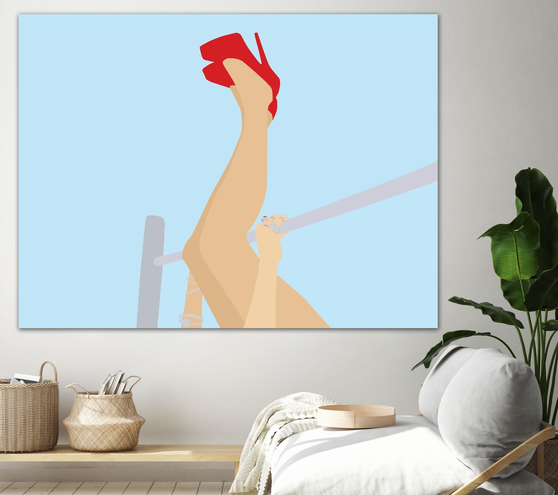 Head Over Heels by Eric Scheib on GIANT ART - grey contemporary