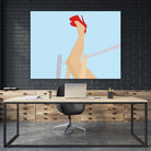 Head Over Heels by Eric Scheib on GIANT ART - grey contemporary