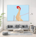 Head Over Heels by Eric Scheib on GIANT ART - grey contemporary