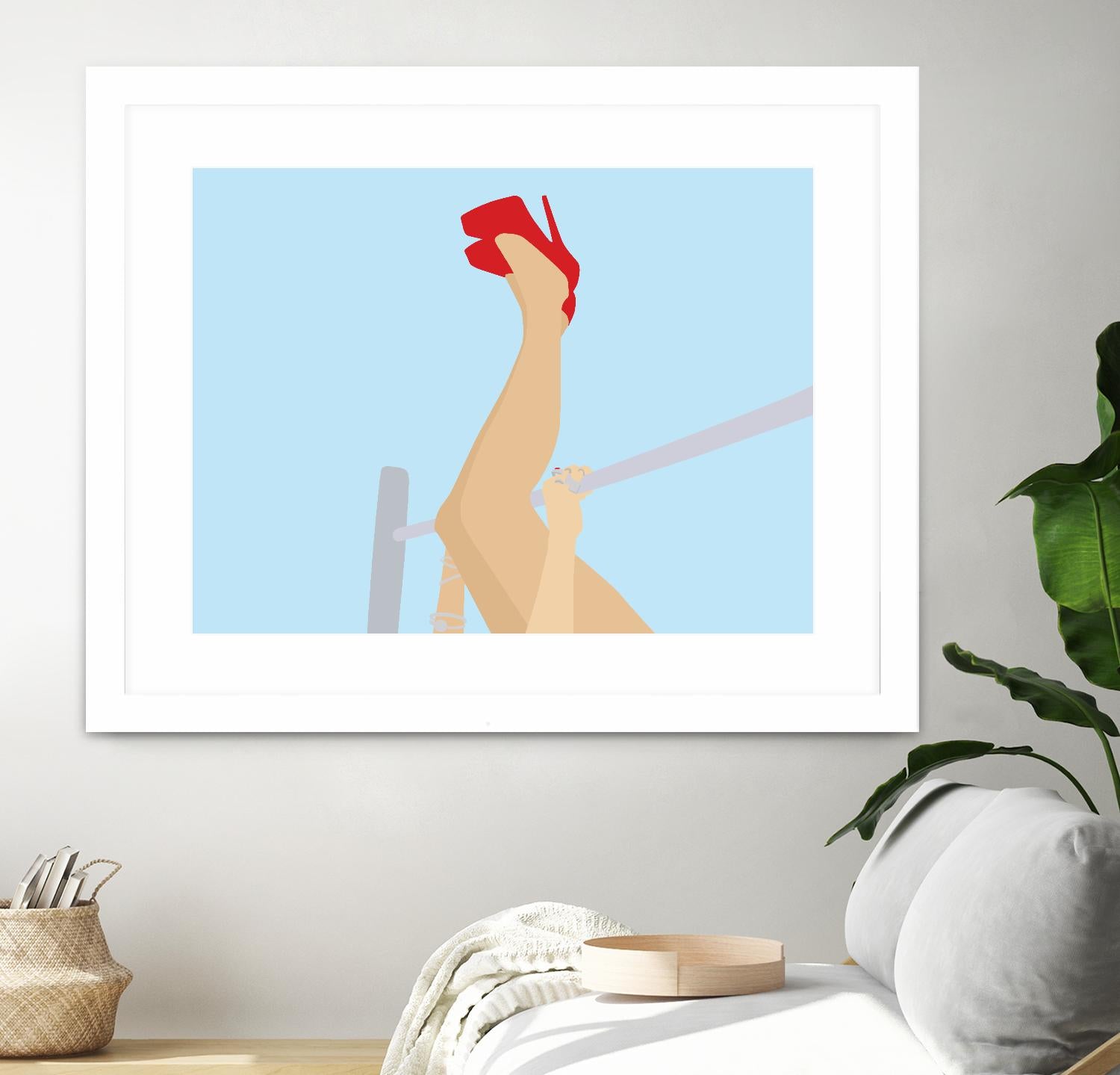 Head Over Heels by Eric Scheib on GIANT ART - grey contemporary