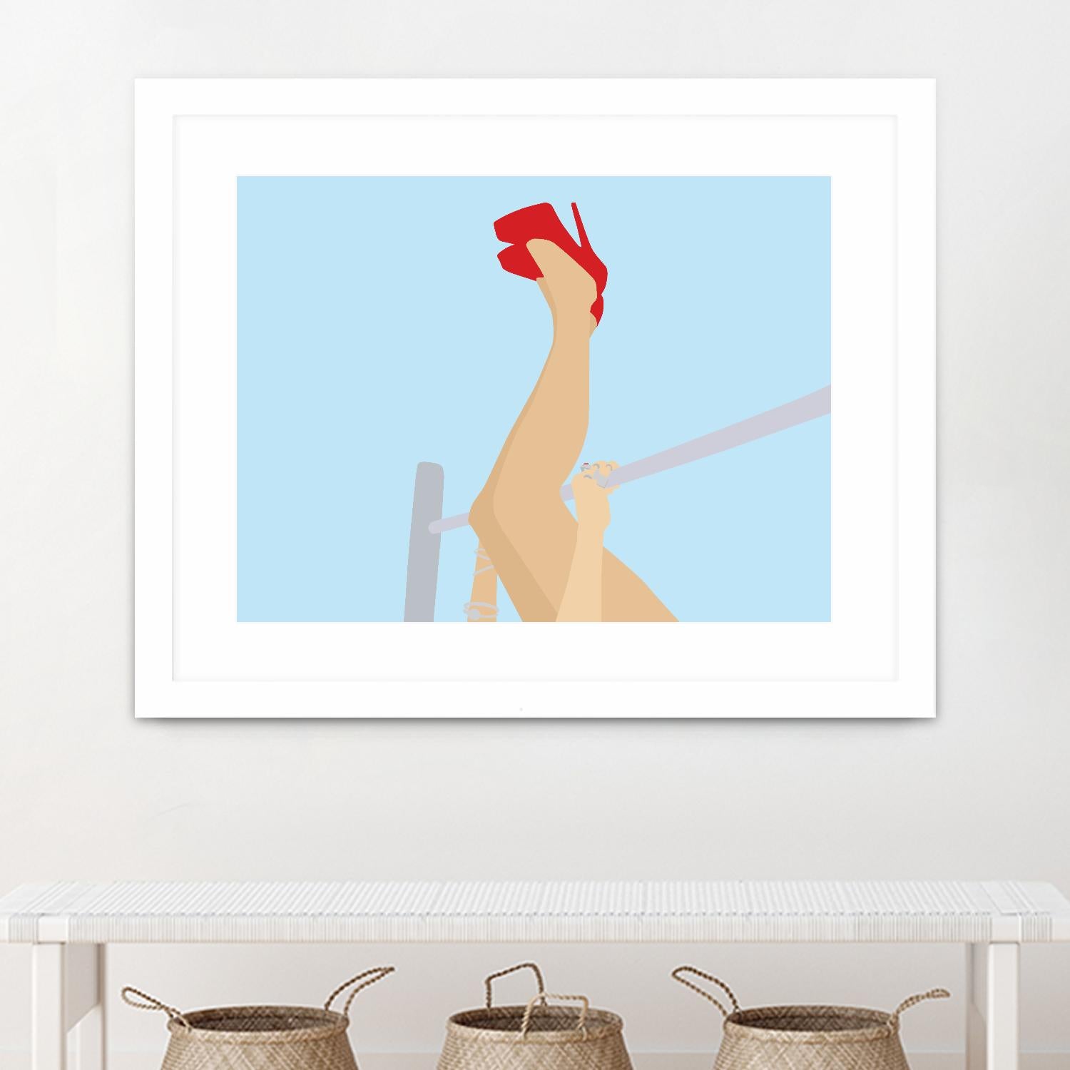 Head Over Heels by Eric Scheib on GIANT ART - grey contemporary