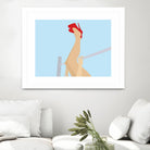 Head Over Heels by Eric Scheib on GIANT ART - grey contemporary