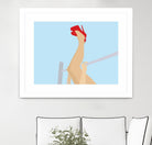 Head Over Heels by Eric Scheib on GIANT ART - grey contemporary