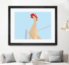 Head Over Heels by Eric Scheib on GIANT ART - grey contemporary