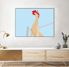 Head Over Heels by Eric Scheib on GIANT ART - grey contemporary