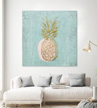 Golden Pineapple by Stefano Altamura on GIANT ART - gold still life