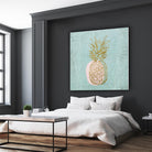 Golden Pineapple by Stefano Altamura on GIANT ART - gold still life