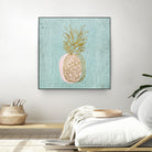 Golden Pineapple by Stefano Altamura on GIANT ART - gold still life