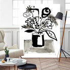 Fresh Flowers 4 by PC Ngo on GIANT ART - black still life