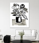 Fresh Flowers 4 by PC Ngo on GIANT ART - black still life