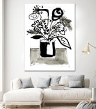 Fresh Flowers 4 by PC Ngo on GIANT ART - black still life