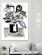 Fresh Flowers 4 by PC Ngo on GIANT ART - black still life