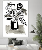 Fresh Flowers 4 by PC Ngo on GIANT ART - black still life