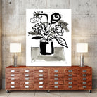 Fresh Flowers 4 by PC Ngo on GIANT ART - black still life