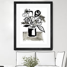 Fresh Flowers 4 by PC Ngo on GIANT ART - black still life