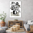 Fresh Flowers 4 by PC Ngo on GIANT ART - black still life