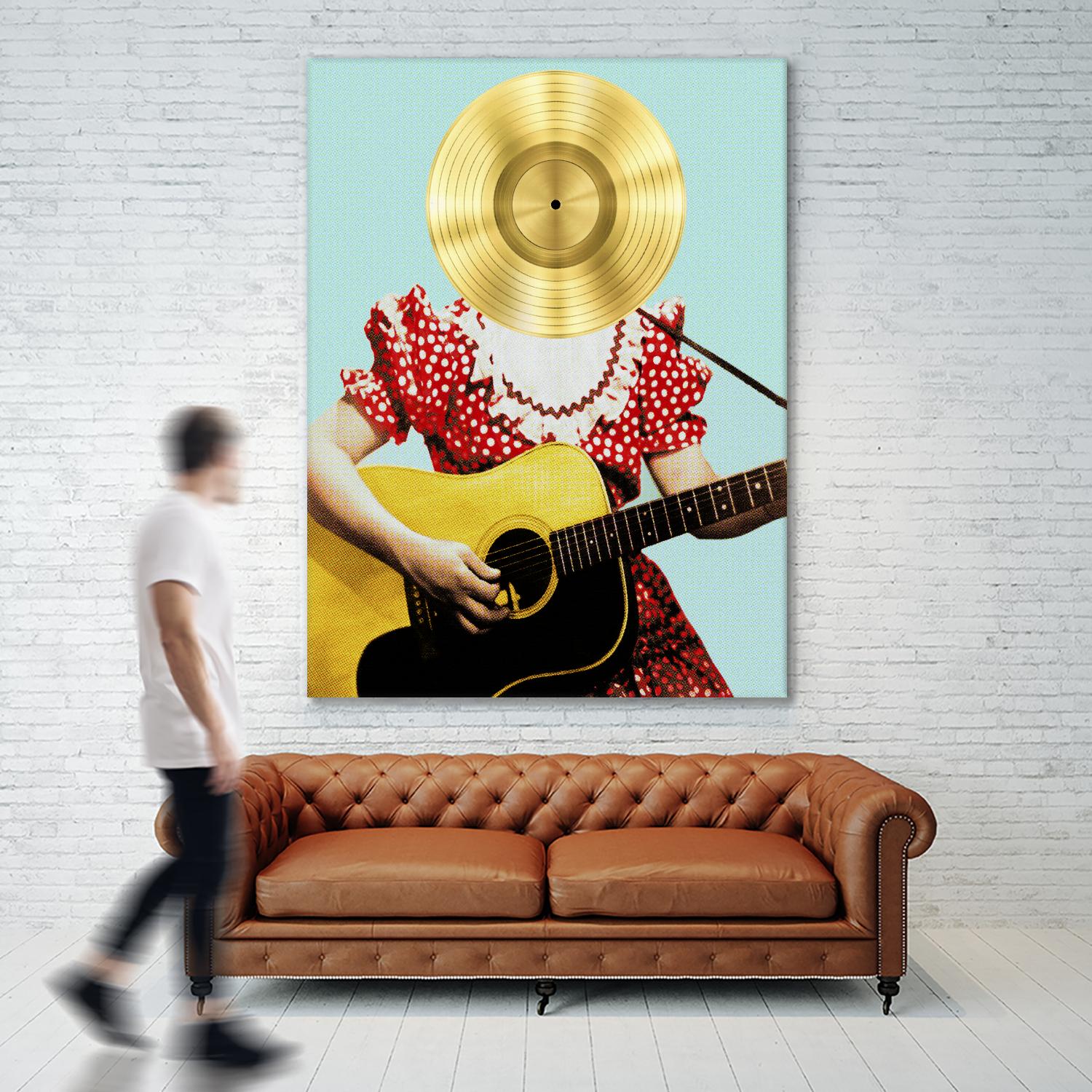 Country Western Gal by DavidJordan Williams on GIANT ART - red contemporary