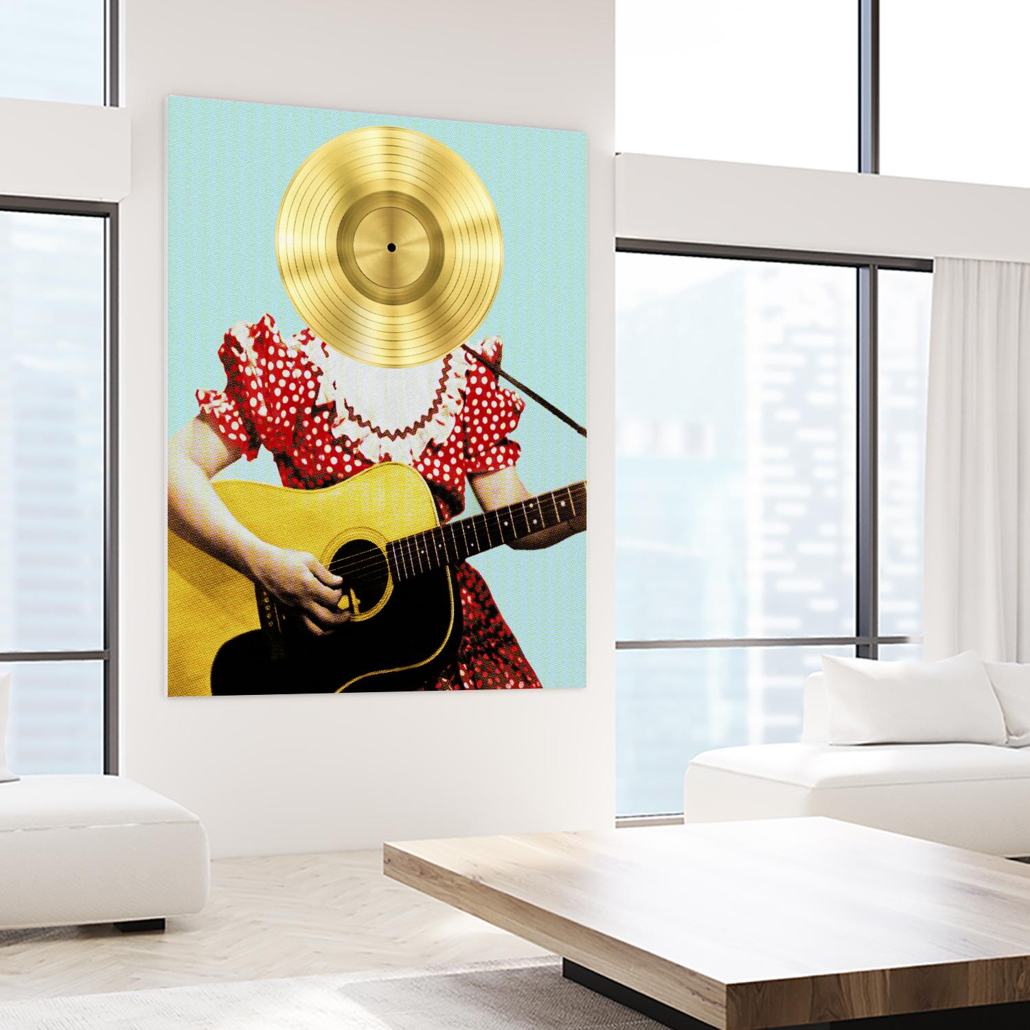 Country Western Gal by DavidJordan Williams on GIANT ART - red contemporary
