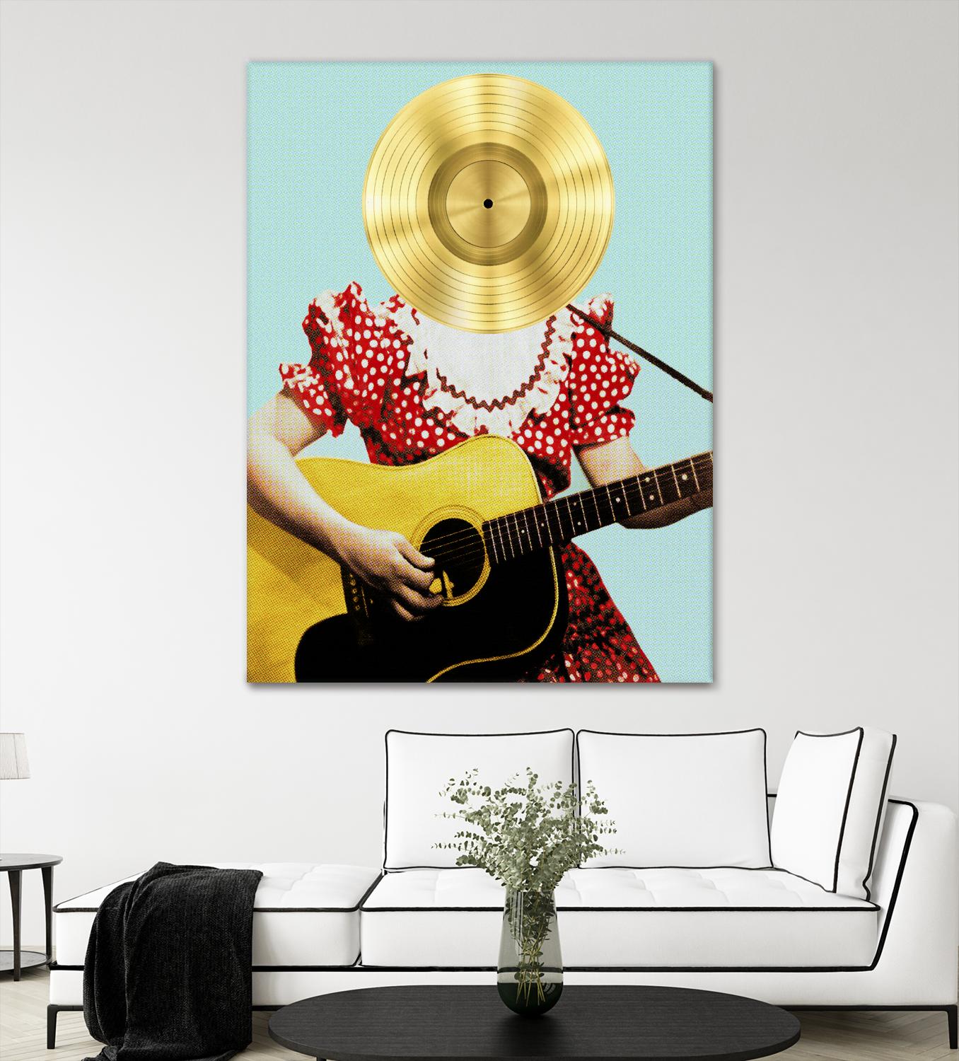 Country Western Gal by DavidJordan Williams on GIANT ART - red contemporary