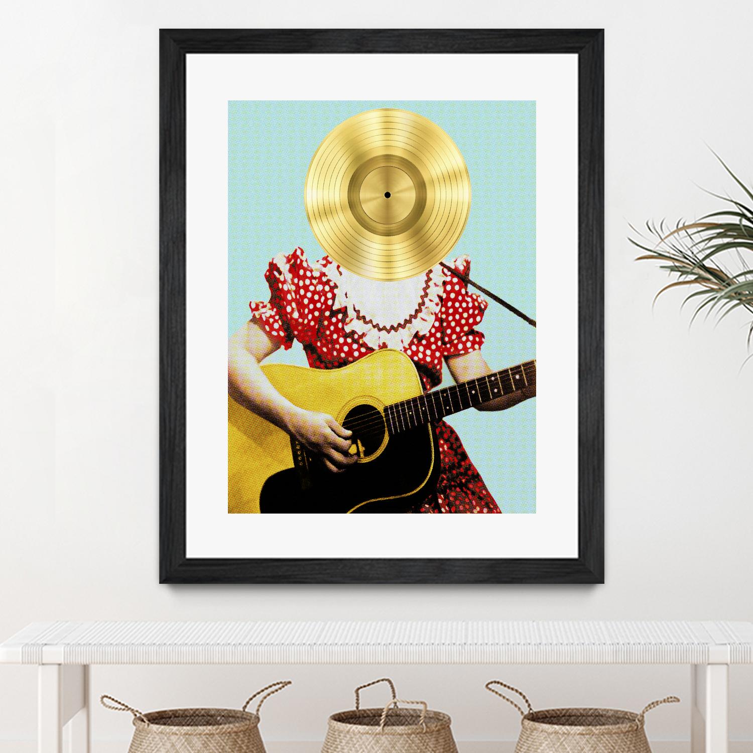 Country Western Gal by DavidJordan Williams on GIANT ART - red contemporary