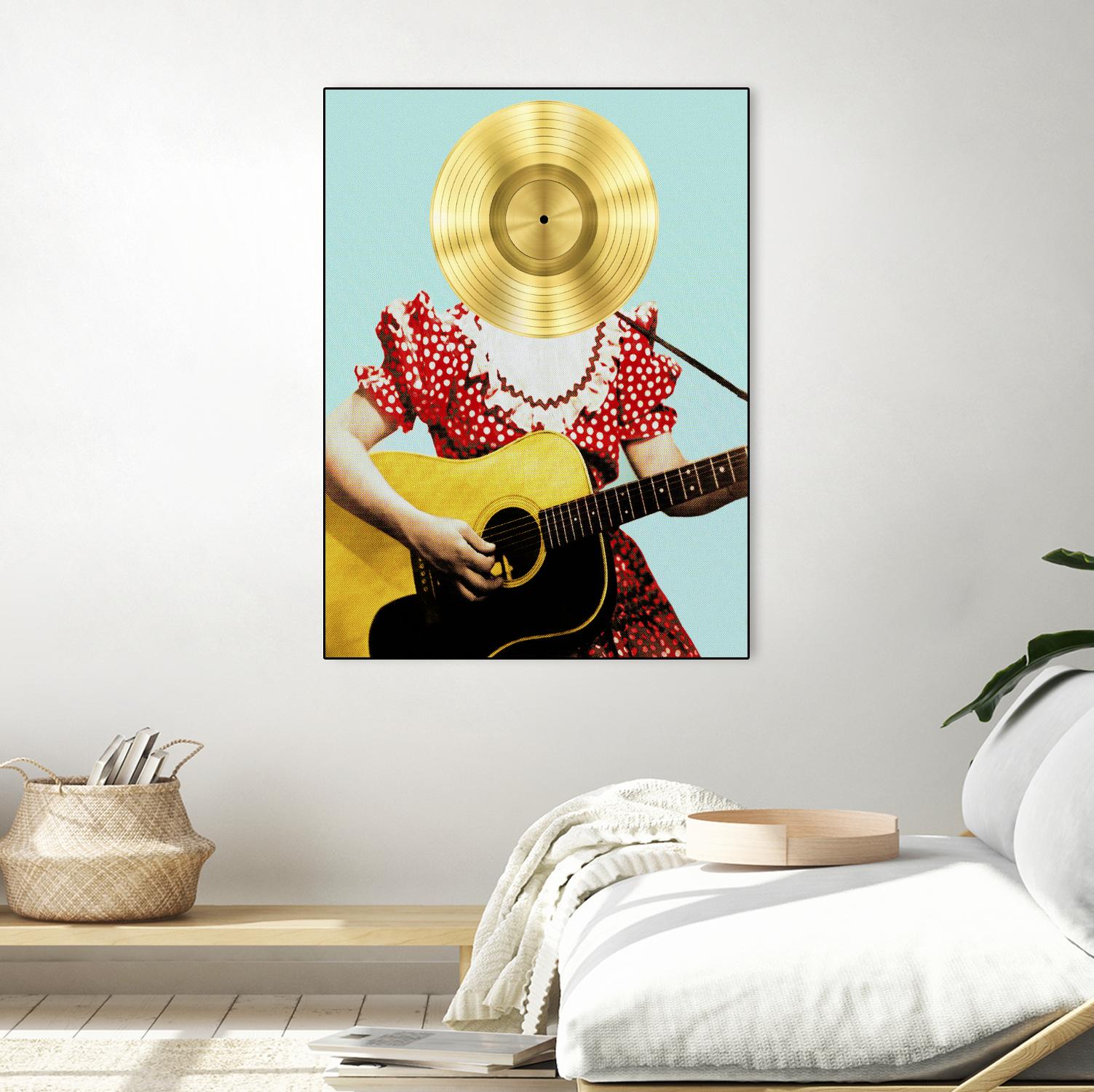 Country Western Gal by DavidJordan Williams on GIANT ART - red contemporary