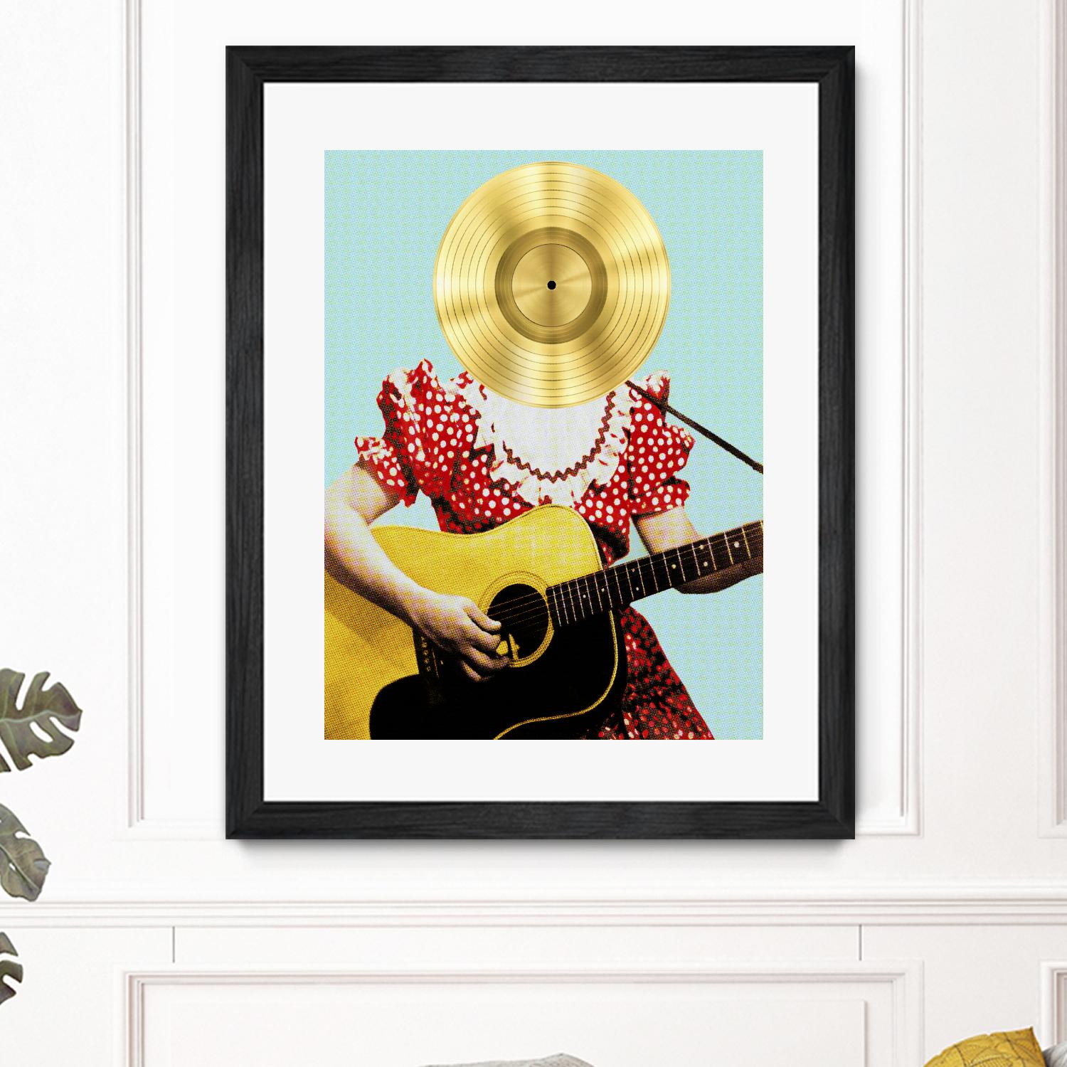 Country Western Gal by DavidJordan Williams on GIANT ART - red contemporary