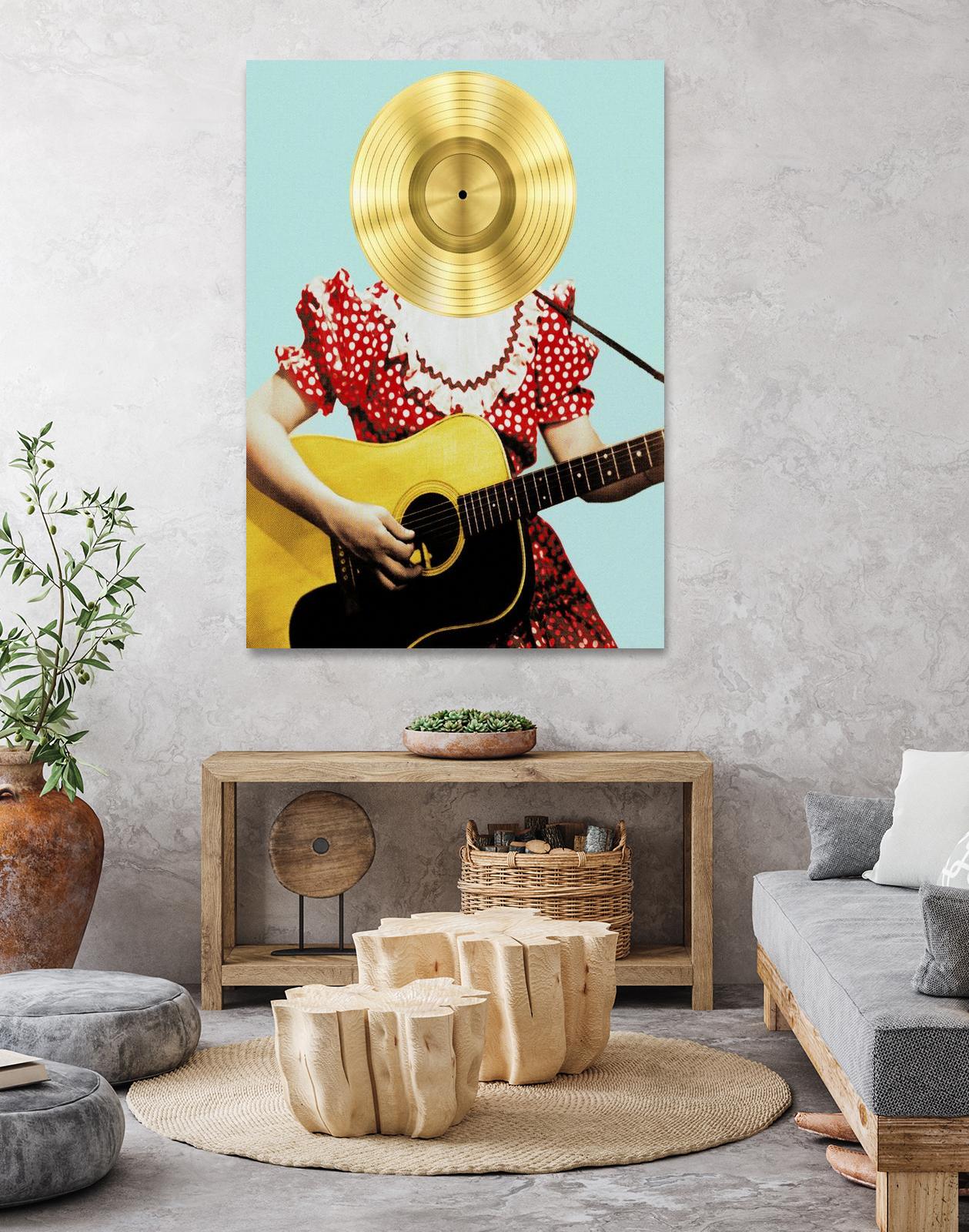 Country Western Gal by DavidJordan Williams on GIANT ART - red contemporary