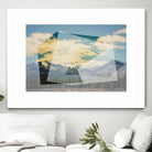 The Geometric Hills 1 by DavidJordan Williams on GIANT ART - blue shapes