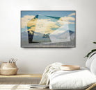 The Geometric Hills 1 by DavidJordan Williams on GIANT ART - green abstract