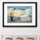 The Geometric Hills 1 by DavidJordan Williams on GIANT ART - blue shapes