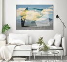 The Geometric Hills 1 by DavidJordan Williams on GIANT ART - green abstract