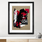 Zero Series No. 054 by Emma Jones on GIANT ART - red abstract