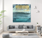 Indigo Evening 1 by Maeve Harris on GIANT ART - green abstract