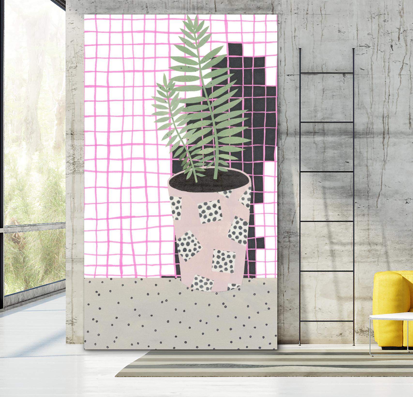 Table Plant 1 by ML Studio on GIANT ART - black contemporary plant